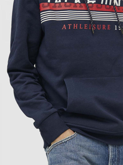 Sweatshirt Man Navy Blue Jack & Jones - 12211541