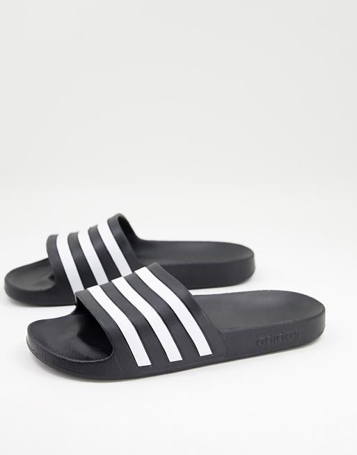 adidas Swim - adilette - Claquettes - Noir et blanc