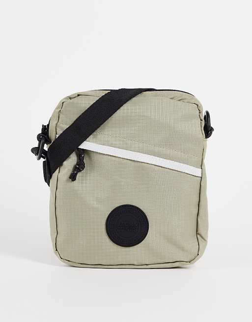 Jack & Jones - Sac bandoulière en tissu technique - Taupe