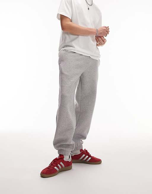 Topman - Pantalon de jogging oversize - Gris chiné