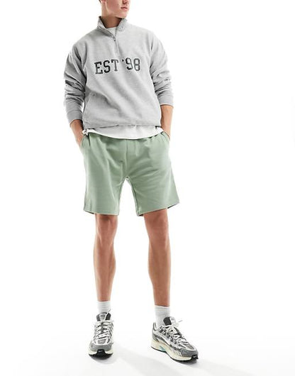 Brave Soul - Short en jersey - Vert