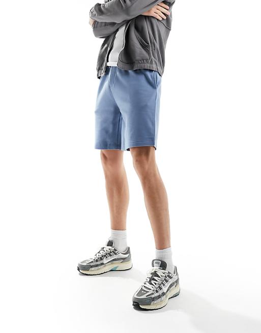 Brave Soul - Short en jersey - Bleu acier