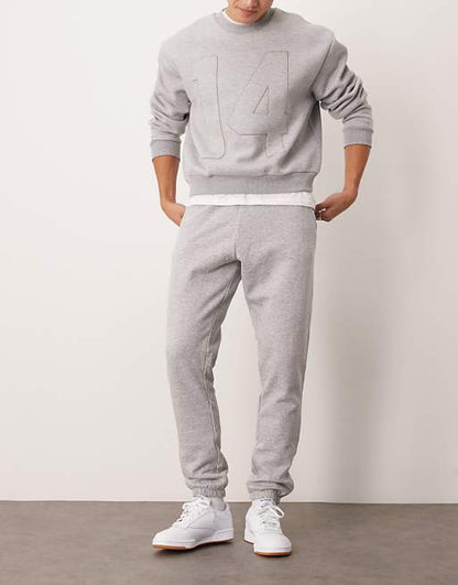 New Look - Pantalon de jogging - Gris chiné