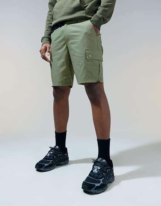 Short cargo slim - Kaki