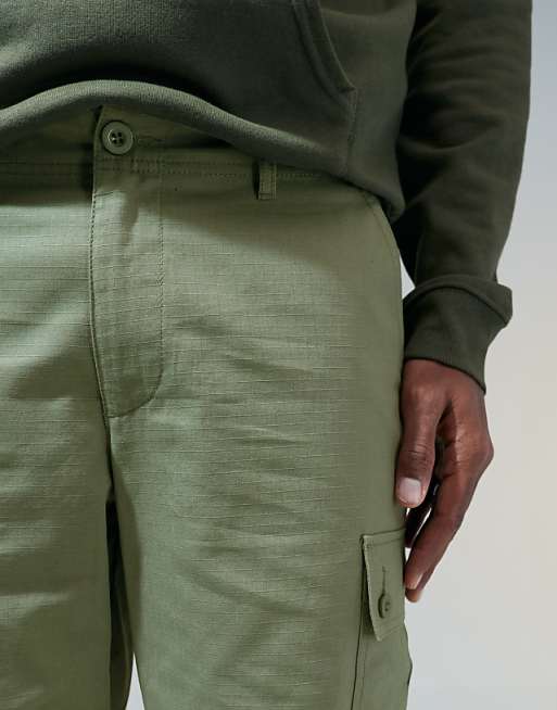 Short cargo slim - Kaki