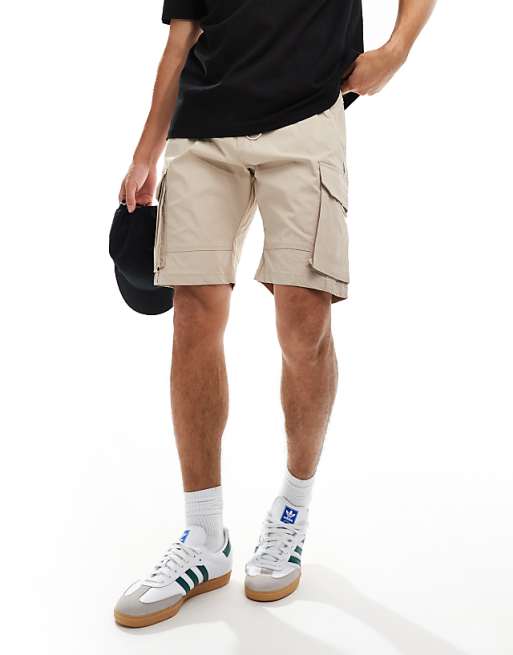 Jack & Jones - Short technique coupe cargo - Beige