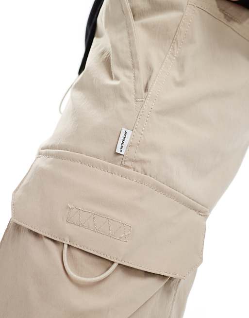 Jack & Jones - Short technique coupe cargo - Beige