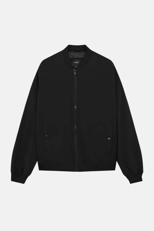 Pull&bear bomber clearance noir