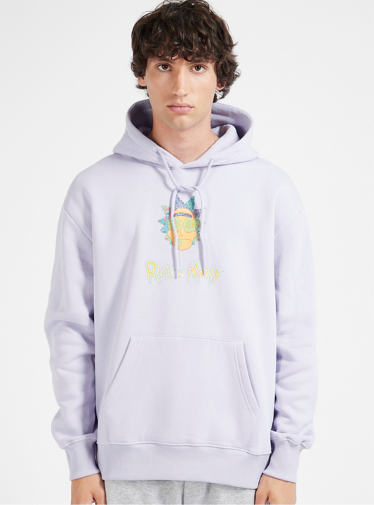 Hoodie over size rick&morty oull&bearl