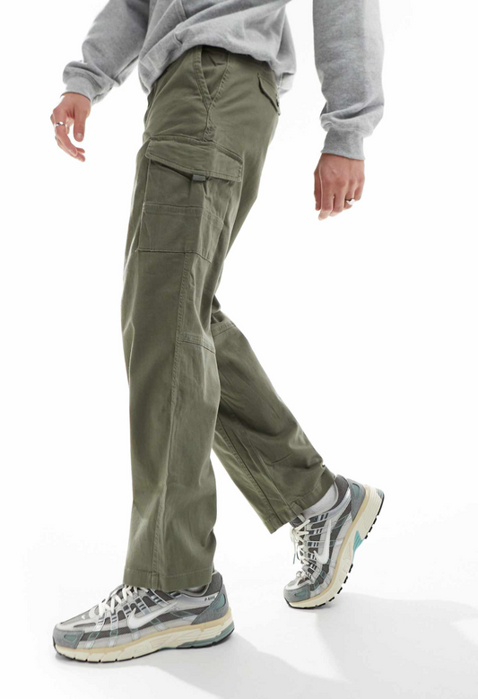 ADPT - pantalon cargo large kaki