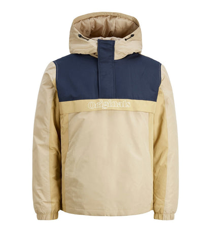 Jack & Jones Originals - Coupe-vent effet color block à enfiler - Beige