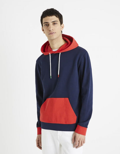 Sweat à capuche - marine celio